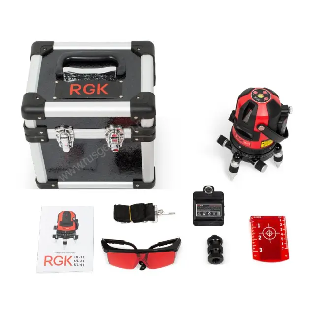Комплектация лазерного уровня RGK UL-11A