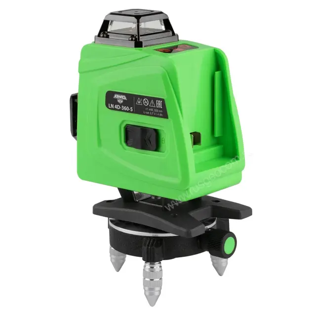 AMO LN 4D-360-5 с калибровкой - лазерный уровень с зеленым лучом