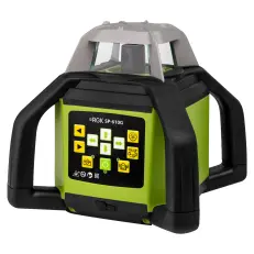 RGK SP-610G с калибровкой - ротац. нивелир (ротационный/зелёный луч/450м с приемником/±0,05 мм/АКБ)