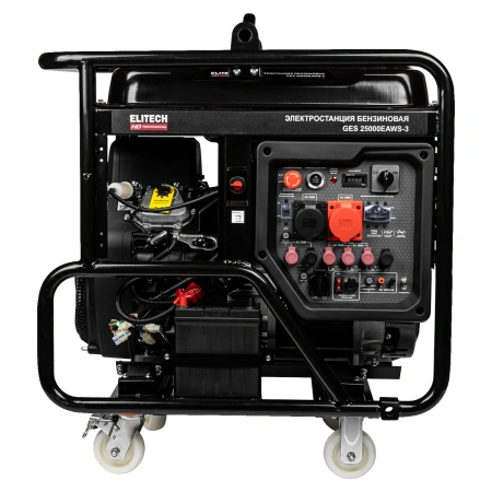 Elitech HD PROFESSIONAL GES 25000EAWS-3 - бензиновый генератор