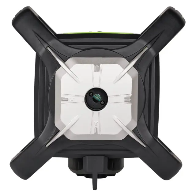 RGK SP-610G с калибровкой - ротац. нивелир (ротационный/зелёный луч/450м с приемником/±0,1 мм/АКБ)