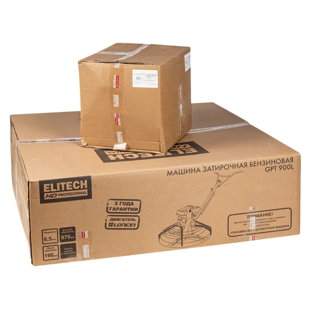 Elitech HD PROFESSIONAL GPT 900L - затирочная машина бензиновая