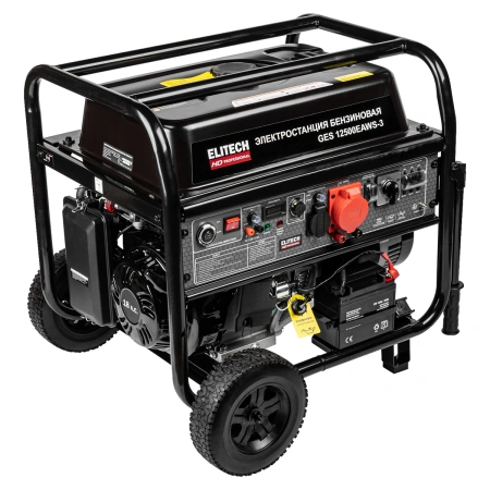 Elitech HD PROFESSIONAL GES 12500EAWS-3 - бензиновый генератор