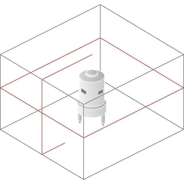Схема лучей лазерного нивелира Vega LP360