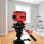 Лазерный уровень RGK PR-38R + штанга-упор RGK CG-2 в работе