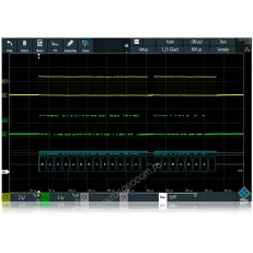 синхронизацию и декодирование последовательных данных UART/RS-232/RS-422/RS-485 R&S RTB-K2