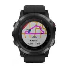 умные Часы Garmin Fenix 5X Plus Sapphire черный с черным ремешком Россия