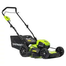 Greenworks GD40LM46HPK4 бесщеточная, 40V с АКБ 4 Ач + ЗУ 2А - аккумуляторная газонокосилка