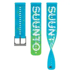 SUUNTO Athletic 6 22 мм Power Blue S+M, синий - силиконовый ремешок