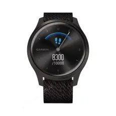 спорт Часы Garmin Vivomove Style графитовый с черным плетеным нейлоновым ремешком