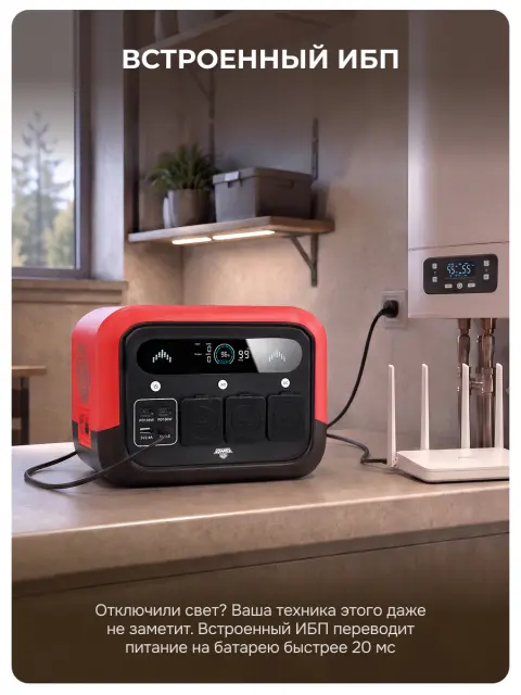 AMO PS 700 Pro красная - портативная электростанция