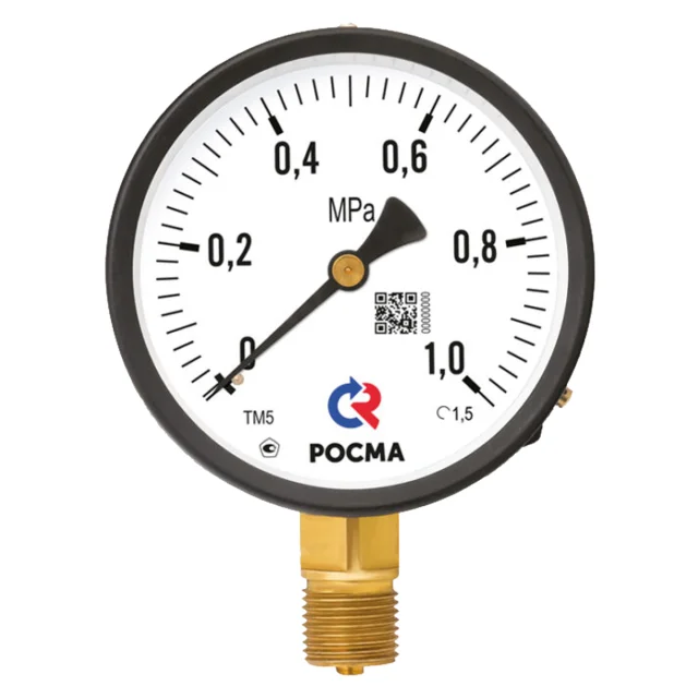 ТМВ-310Р.00 (-0,1-0,5МРа) M12x1.5.2,5 - мановакуумметр с поверкой