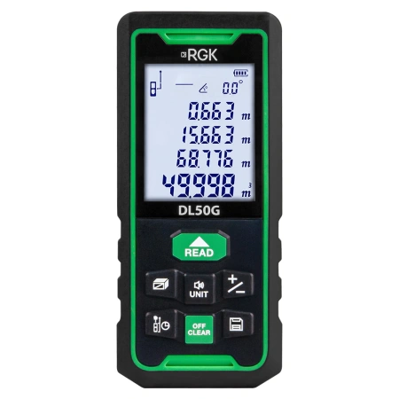 RGK DL50G - лазерный дальномер с зеленым лучом