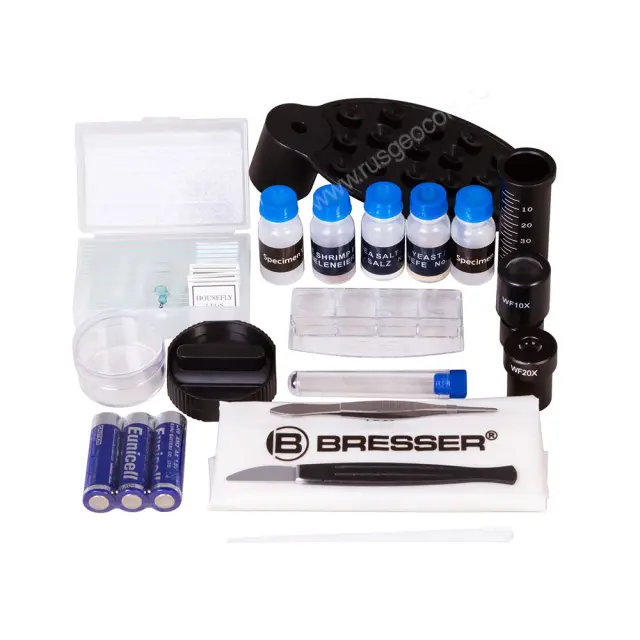 комплектация Bresser Junior Biolux SEL 40–1600x, зеленый