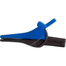 Зажим изолированный типа "крокодил" Радио-Сервис 127997 синий