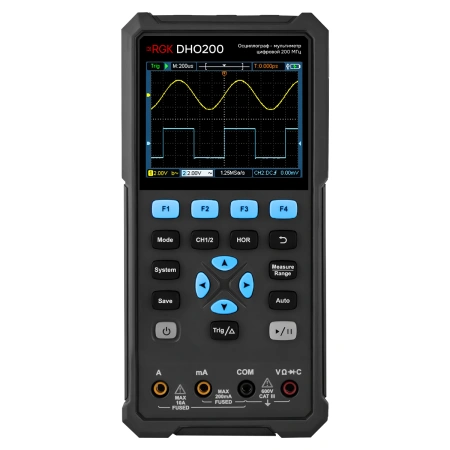 RGK DHO200 - осциллограф - мультиметр