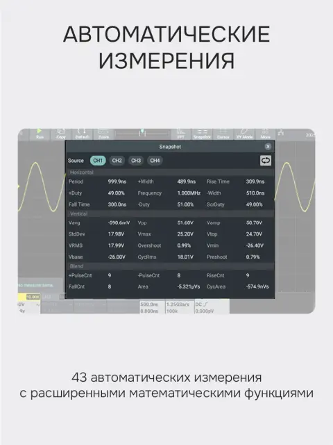 RGK DO2004 - цифровой осциллограф