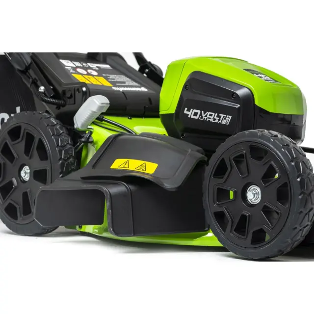 Greenworks GD40LM46HP бесщеточная, 40V - аккумуляторная газонокосилка