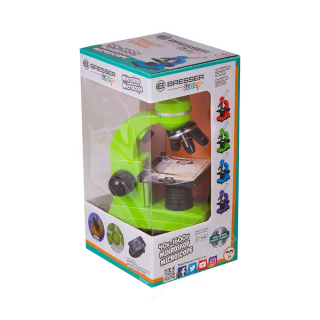 Bresser Junior Biolux SEL 40–1600x, зеленый