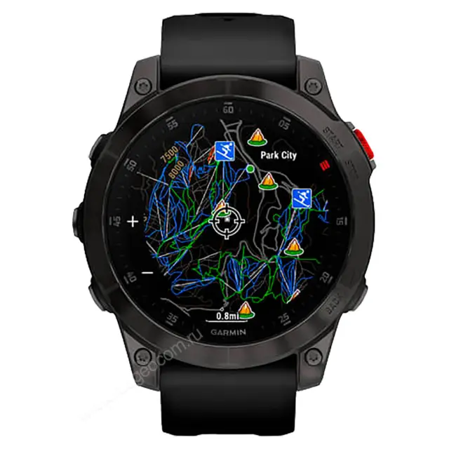Garmin Epix (Gen 2) Sapphire Titan Black DLC смарт-часы
