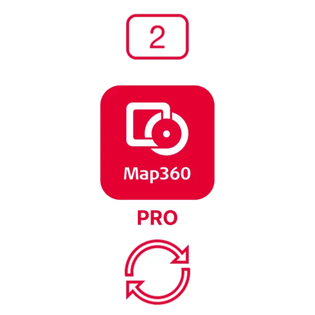 Право на обновление ПО Leica MAP 360 Pro CCP на два года