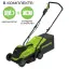 Аккумуляторная газонокосилка Greenworks GD24LM33 бесщеточная, 24V с АКБ 4 Ач USB-C + ЗУ 2А бесщеточная, 24V с АКБ 2 Ач + ЗУ