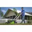 Greenworks GD60LM51SP бесщеточная, 60V с АКБ 5 Ач + ЗУ 10А двойное - аккумуляторная газонокосилка