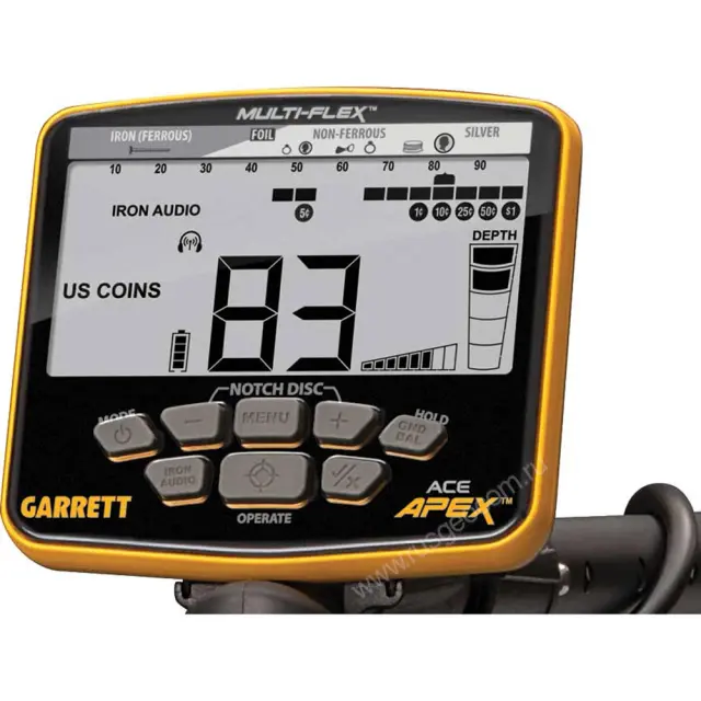 металлодетектор Garrett ACE Apex 8.5X11