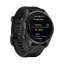 умные Часы Garmin Fenix 7S Sapphire Solar титановый угольно-серый DLC с силиконовым ремешком