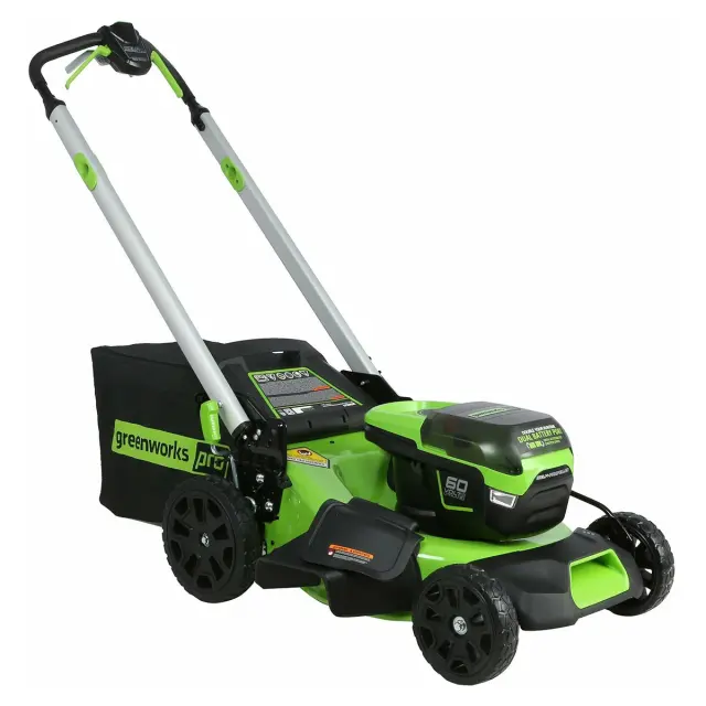 Greenworks GD60LM51SP бесщеточная, 60V с АКБ 4 Ач, без ЗУ - аккумуляторная газонокосилка