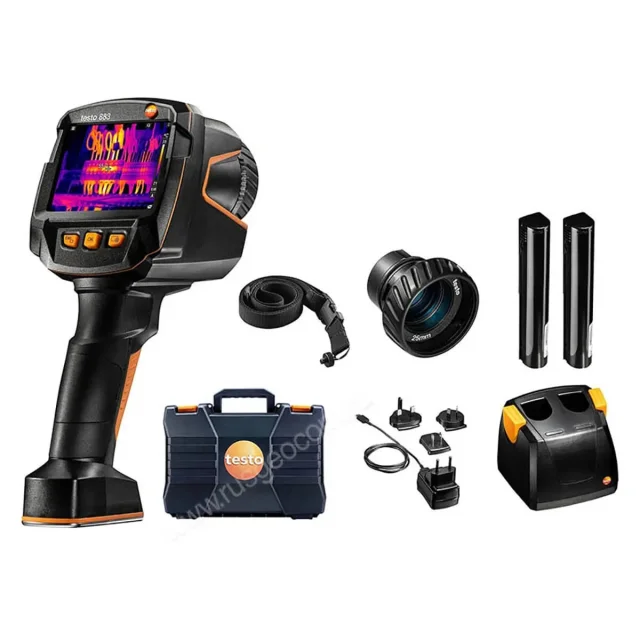 Testo 883 с 2 объективами и принадлежностями