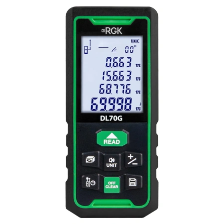 RGK DL70G - лазерный дальномер с зеленым лучом