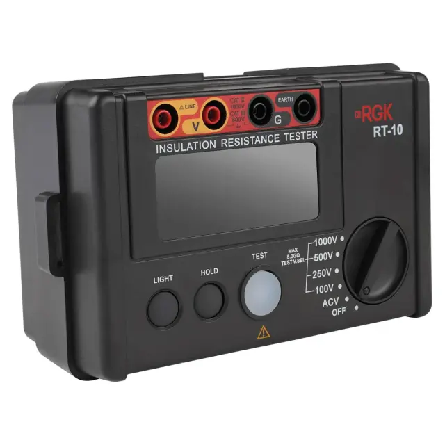 RGK RT-10 с поверкой - цифровой мегаомметр