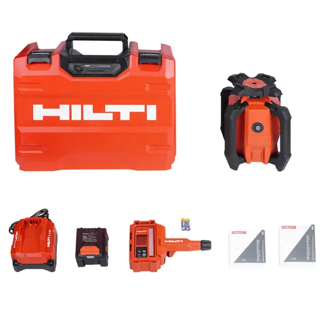 HILTI PR 40-22 + штатив RGK SH-170, рейка RGK LR-2 - ротационный лазерный нивелир