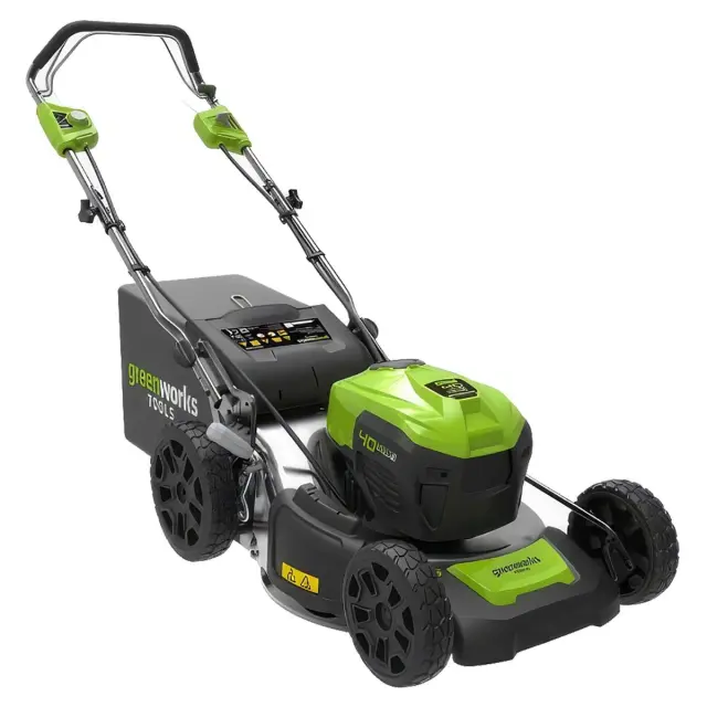 Greenworks GD40LM46SP бесщеточная, 40V с АКБ 8 Ач + ЗУ 4А двойное - аккумуляторная газонокосилка