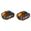 Комплект WORX WA3553.2: 2х аккумулятор 2*20В 4.0 Ач