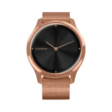 умные Часы Garmin Vivomove Luxe розовое золото с цвета розового золота ремешком