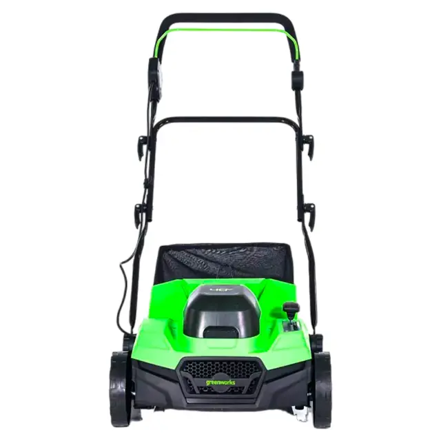 Greenworks GD40SC38II 40V, с АКБ 4 Ач с USB + ЗУ 4А двойное - аэратор-скарификатор аккумуляторный