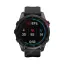 Часы для спорта  Garmin Fenix 7S Solar серый с черным силиконовым ремешком