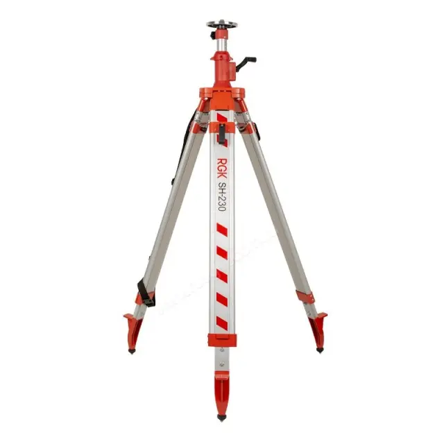 AMO ROTOR 300 + штатив RGK SH-230, рейка - ротационный нивелир с красным лучом