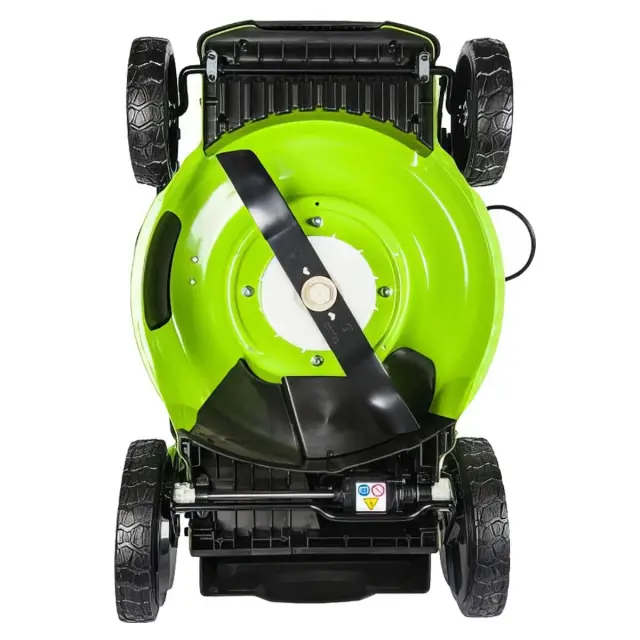 Greenworks GD60LM46SP бесщеточная, 60V с АКБ 2 Ач + ЗУ 2А - аккумуляторная газонокосилка