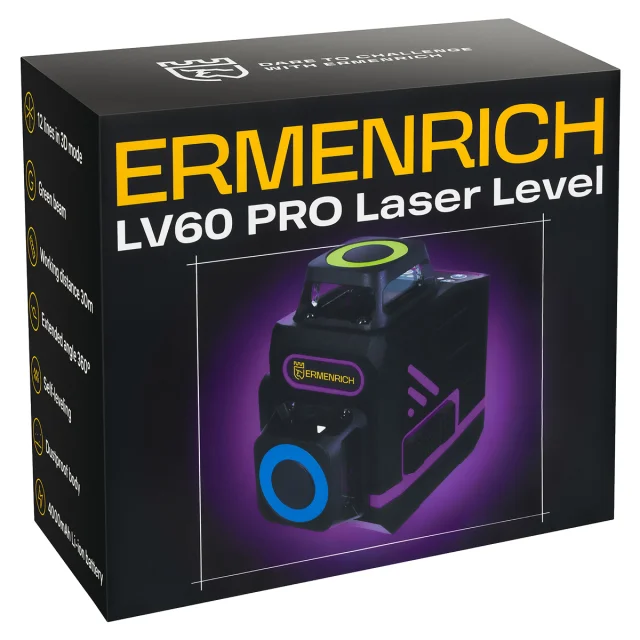 Ermenrich PRO LV60 фиолетовый - лазерный уровень