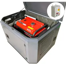 A-iPower A9000EAX в тихом зимнем кожухе 1200 RAL 7024 + блок автозапуска A-iPower 400 В, 25 А