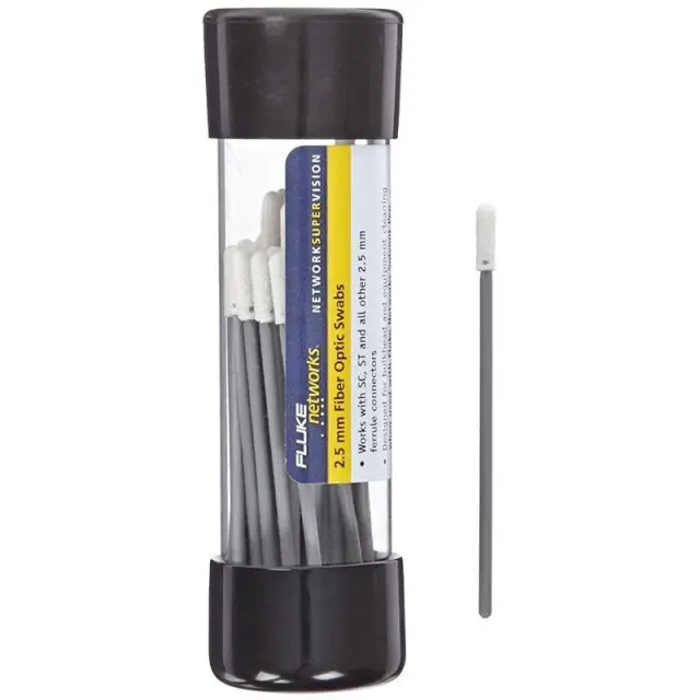 Fluke Networks NFC-SWABS-2.5MM, палочки для очистки разъемов SC, ST, FC