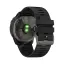 Часы для спорта Garmin Fenix 6X Sapphire Carbon Gray серые DLC с черным ремешком
