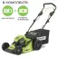 Аккумуляторная газонокосилка самоходная Greenworks GD60LM46SP бесщеточная, 60V с АКБ 2 Ач + ЗУ 2А