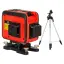 RGK PR-38R с калибровкой + штатив - лазерный нивелир 3d с красным лучом