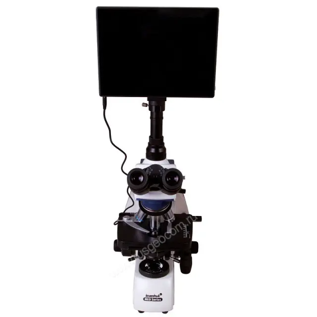 Levenhuk MED D35T LCD, тринокулярный