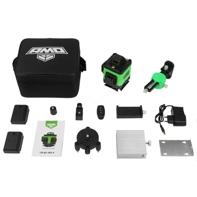 AMO LN 4D-360-4 с калибровкой - лазерный осепостроитель с зеленым лучом