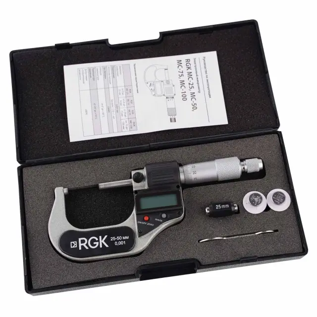 RGK MC-50 с поверкой - микрометр электронный